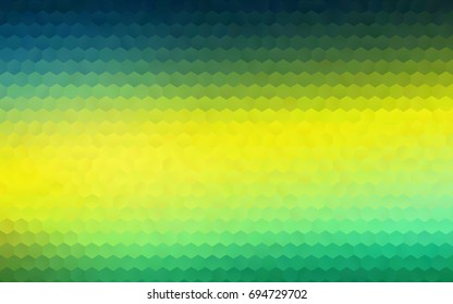 Dark Blue, Yellow vector abstract textured polygonal background. Brand-new blurry hexagonal design. Pattern can be used for background. Dark Blue, Yellow vector abstract textured polygonal background. Brand-new blurry hexagonal design. Pattern can be used for background.