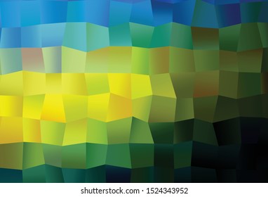 Dark Blue, Yellow vector backdrop with lines, rectangles. Beautiful illustration with rectangles and squares. Pattern for busines booklets, leaflets.