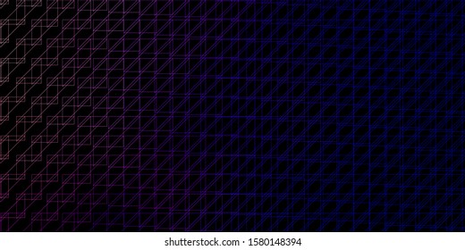Dark Blue, Yellow vector backdrop with lines. Modern abstract illustration with colorful lines. Smart design for your promotions.