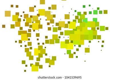 Dark Blue, Yellow vector background of rectangles and squares. Style quilt and blanket. Geometrical rectangular pattern. Repeating pattern with rectangle shapes.