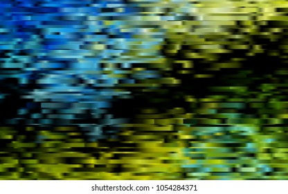Dark Blue, Yellow vector background with straight lines. Blurred decorative design in simple style with lines. The template can be used as a background.
