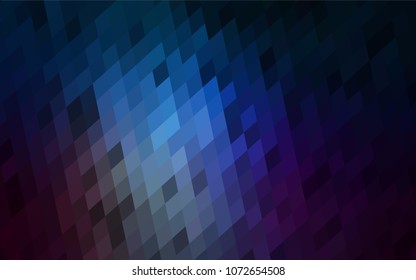 Dark Blue, Yellow vector background of rectangles and squares. Style quilt and blanket. Geometrical rectangular pattern. Repeating pattern with rectangle shapes.