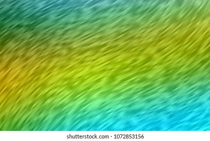Dark Blue, Yellow vector background with lamp shapes. Geometric illustration in marble style with gradient.  Brand-new design for your ads, poster, banner.