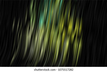 Dark Blue, Yellow vector background with bent ribbons. Colorful abstract illustration with gradient lines. Marble design for your web site.