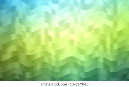 Dark Blue, Yellow vector background with bubble shapes. Creative illustration in halftone marble style with gradient. The elegant pattern for brand book.