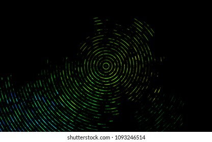 Dark Blue, Yellow vector background with abstract lines. An elegant bright illustration with gradient. Pattern for your business design.