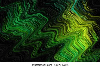 Dark Blue, Yellow vector background. Colorful illustration in abstract marble style with gradient. Brand new design for your ads, poster, banner.