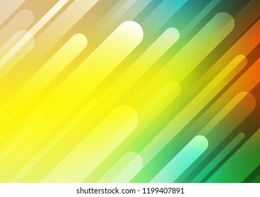 Dark Blue, Yellow vector background with straight lines. Blurred decorative design in simple style with lines. The pattern can be used for busines ad, booklets, leaflets