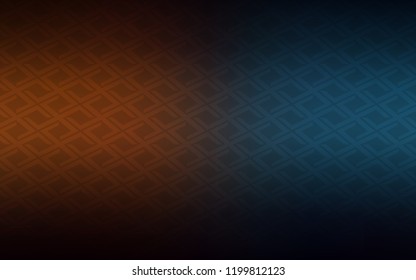 Dark Blue, Yellow vector background with rectangles. Glitter abstract illustration with rectangular shapes. Pattern for busines ad, booklets, leaflets