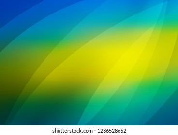 Dark Blue, Yellow vector background with straight lines. Shining colored illustration with narrow lines. Smart design for your business advert.