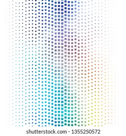 Dark Blue, Yellow vector background in polygonal style. Colorful illustration with gradient rectangles and squares. Design for your business promotion.