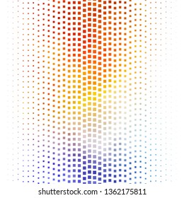 Dark Blue, Yellow vector background with rectangles. Abstract gradient illustration with colorful rectangles. Pattern for websites, landing pages.