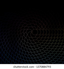 Dark Blue, Yellow vector background with circles. Abstract colorful disks on simple gradient background. Pattern for websites, landing pages.