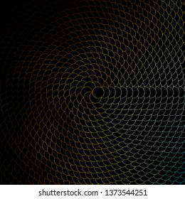 Dark Blue, Yellow vector background with circles. Abstract colorful disks on simple gradient background. New template for your brand book.