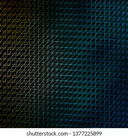 Dark Blue, Yellow vector background with crossing lines. Modern abstract illustration with colorful lines. Smart design for your promotions.