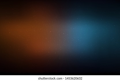 Dark Blue, Yellow vector background with galaxy stars. Modern abstract illustration with Big Dipper stars. Pattern for astrology websites.