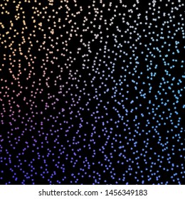 Dark Blue, Yellow vector background with colorful stars. Modern geometric abstract illustration with stars. Theme for cell phones.