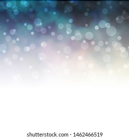 Dark Blue, Yellow vector background with circles. Colorful illustration with gradient dots in nature style. Pattern for wallpapers, curtains.