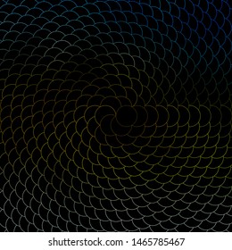 Dark Blue, Yellow vector background with circles. Abstract decorative design in gradient style with bubbles. Pattern for wallpapers, curtains.