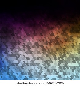 Dark Blue, Yellow vector background with triangles. Decorative design in abstract style with triangles. Design for your promotions.