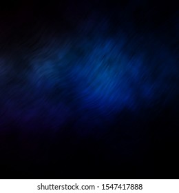 Dark Blue, Yellow vector background with wry lines. Abstract gradient illustration with wry lines. Design for your business promotion.