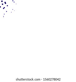 Dark Blue, Yellow vector background with circles. Glitter abstract illustration with colorful drops. Pattern for wallpapers, curtains.