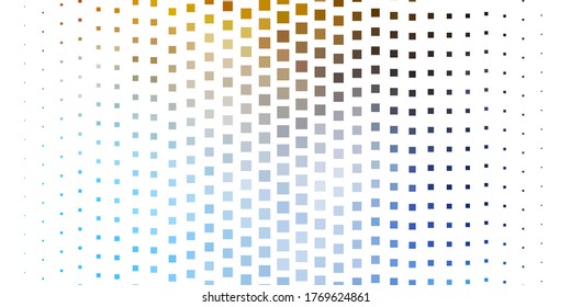 Dark Blue, Yellow vector background in polygonal style. Abstract gradient illustration with rectangles. Pattern for busines booklets, leaflets