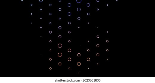 Dark Blue, Yellow vector background with spots. Abstract illustration with colorful spots in nature style. New template for a brand book.