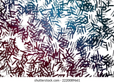 Dark blue, yellow vector background with straight lines. Blurred decorative design in simple style with lines. Best design for your ad, poster, banner.