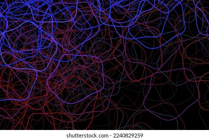 Azul oscuro, fondo vectorial amarillo con formas abstractas. Coloridas formas caóticas con gradiente de estilo moderno. Mejor diseño inteligente para su negocio.