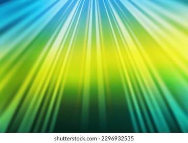 Dark Blue, Yellow vector background with straight lines. Blurred decorative design in simple style with lines. Smart design for your business advert.