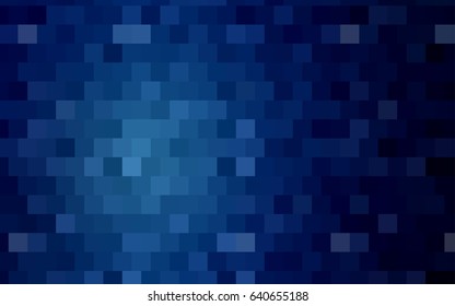 Dark Blue, Yellow vector background of rectangles and squares. Style quilt and blanket. Geometrical rectangular pattern. Repeating pattern with rectangle shapes.