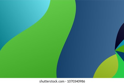 Dark Blue, Yellow vector bandy background. Geometric illustration in Origami style with gradient.  Brand-new design for your business.