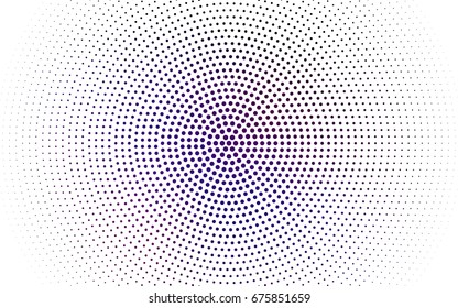 Dark Blue, Yellow vector banner set of circles, spheres. Donuts Background. Creative Design Templates. Technology halftone illustration.