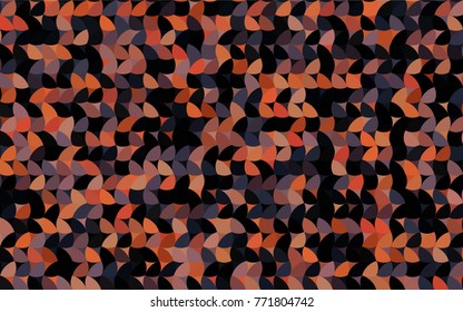 Dark Blue, Yellow vector banner with circles, spheres. Abstract spots. Background of Art bubbles in halftone style with colored gradient.