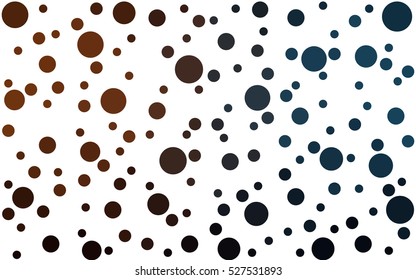 Dark Blue Yellow Vector banners set of circles, spheres. Abstract Circles. Art Vector Background.