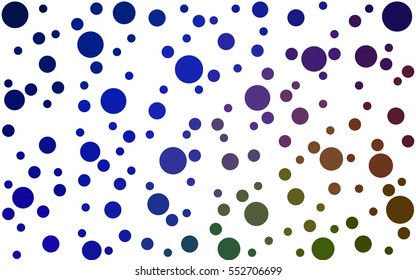 Dark Blue Yellow Vector banners set of circles, spheres. Abstract Circles. Art Vector Background.