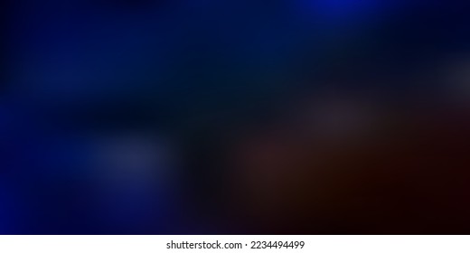 Dark blue, yellow vector blur texture. Colorful illustration with gradient in halftone style. Your business gesign.