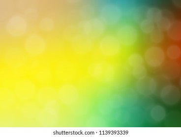 Dark Blue, Yellow vector blurred bright background. Colorful illustration in blurry style with gradient. The best blurred design for your business.