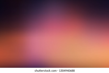 Dark Blue, Yellow vector blurred pattern. Creative illustration in halftone style with gradient. Background for a cell phone.