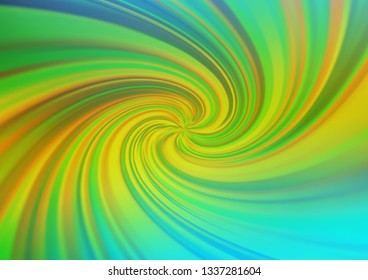 Dark Blue, Yellow vector blurred background. A vague abstract illustration with gradient. The background for your creative designs.
