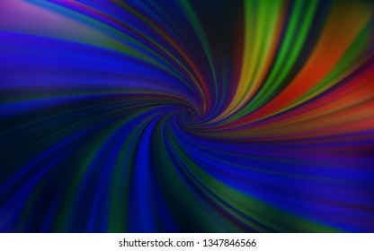 Dark Blue, Yellow vector blurred pattern. A completely new colored illustration in blur style. Background for designs.
