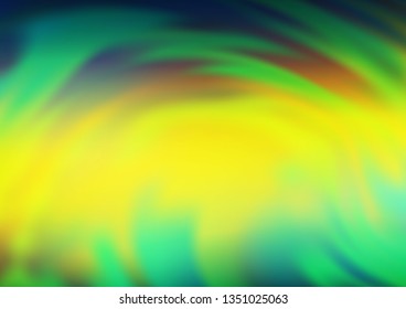 Dark Blue, Yellow vector blurred and colored background. Shining colorful illustration in a Brand new style. The best blurred design for your business.