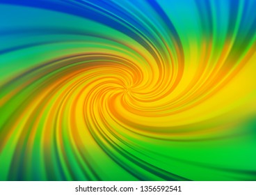 Dark Blue, Yellow vector blurred bright background. Colorful illustration in abstract style with gradient. A completely new design for your business.