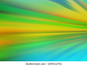 Dark Blue, Yellow vector blurred bright background. Modern geometrical abstract illustration with gradient. Brand new design for your business.