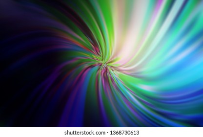 Dark Blue, Yellow vector blurred shine abstract template. An elegant bright illustration with gradient. Background for a cell phone.