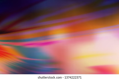 Dark Blue, Yellow vector blurred shine abstract background. Abstract colorful illustration with gradient. Elegant background for a brand book.