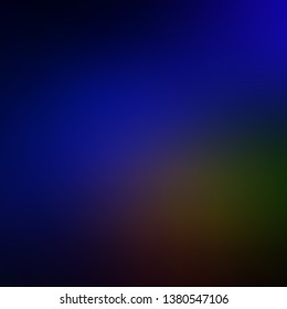 Dark Blue, Yellow vector blurred colorful template. Shining colorful illustration in blur style. New design for your web apps.