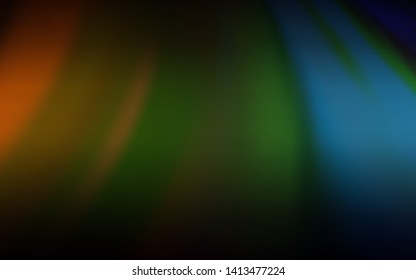 Dark Blue, Yellow vector blurred bright texture. Glitter abstract illustration with gradient design. New way of your design.