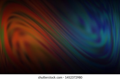 Dark Blue, Yellow vector blurred shine abstract template. New colored illustration in blur style with gradient. Background for a cell phone.